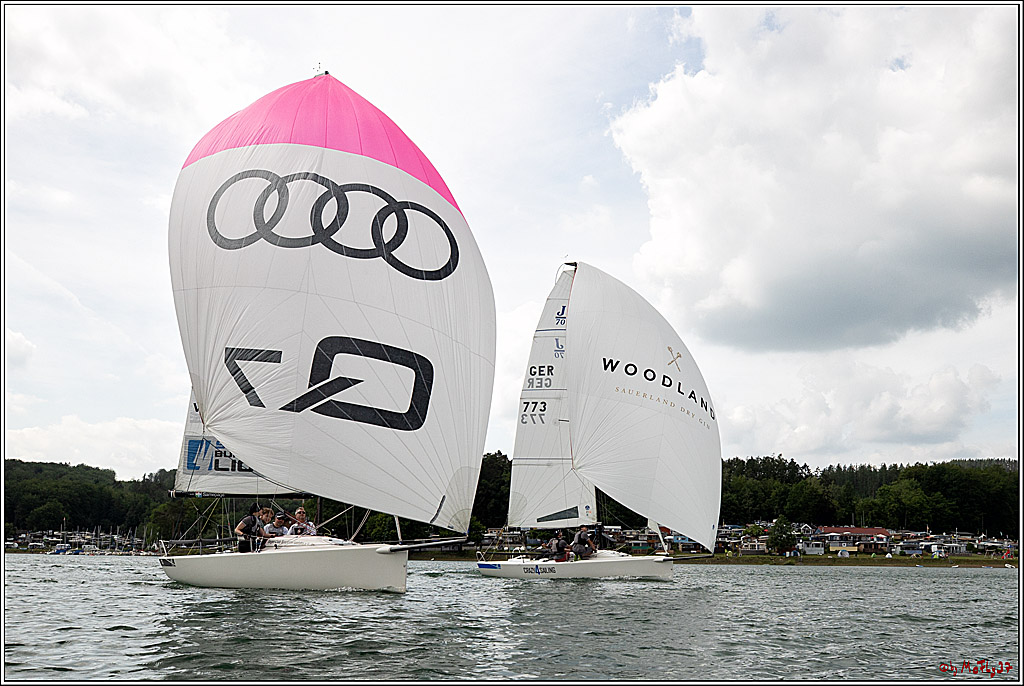 J70 - WOODLAND, 12.06.2021 Segelboot; Segeln; Woodland; Spinnaker; J70; Sorpesee; Sauerland